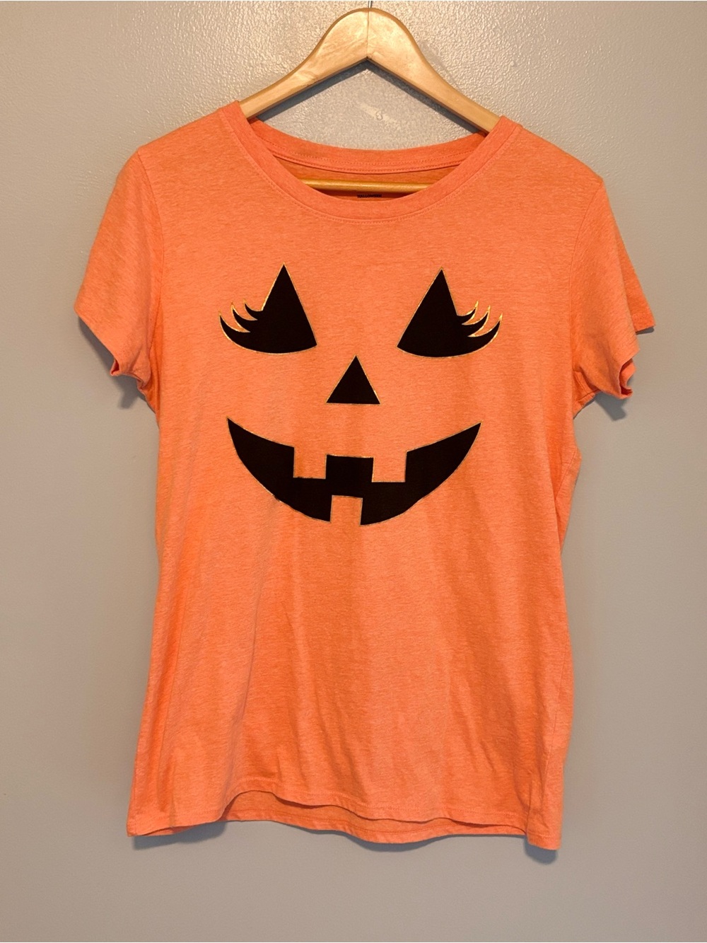 Orange Pumpkin Face Tee